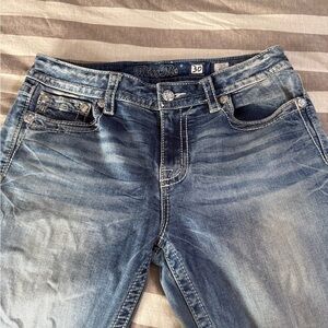 Miss Me Chloe Boot Jeans | Size 30 | Embellished Y2K Western